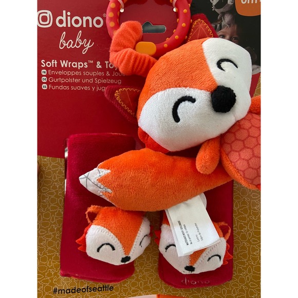 Diono Character Harness Pads & Multi-Sensory Toy for Newborns * Baby108 - Picture 4 of 5